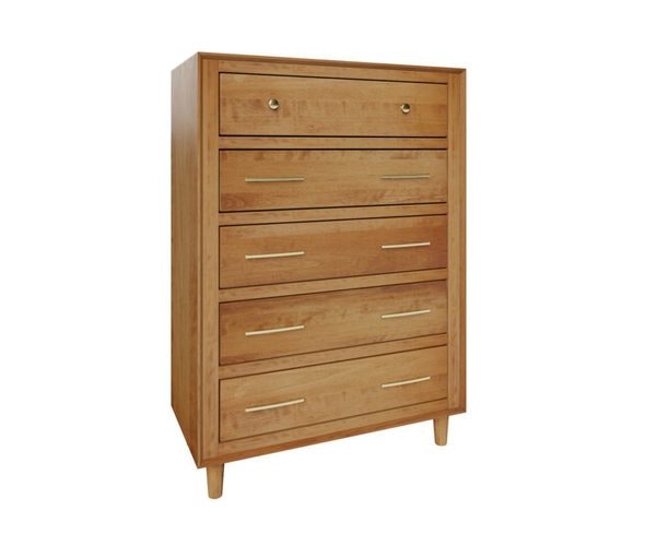 Amish Kings Canyon Mid Century Modern Chest of Drawers