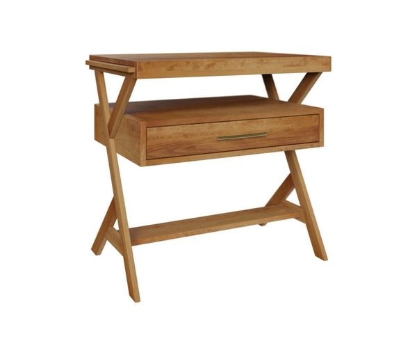 Amish Kings Canyon Mid Century Modern Bedside Table