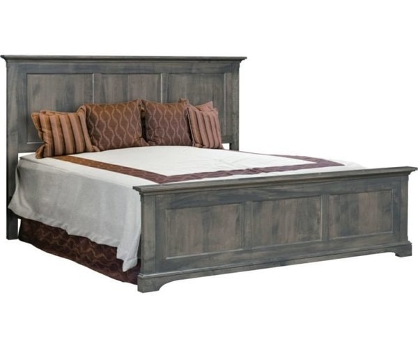 Amish Solid Wood Classic Transitional Panel Bed