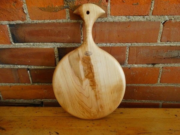 Handcrafted Maple Wood Round Cutting Board In-Stock