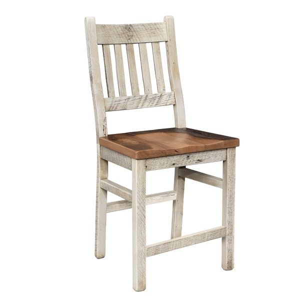 Amish Reclaimed Barnwood Farmhouse Counter and Bar Stool