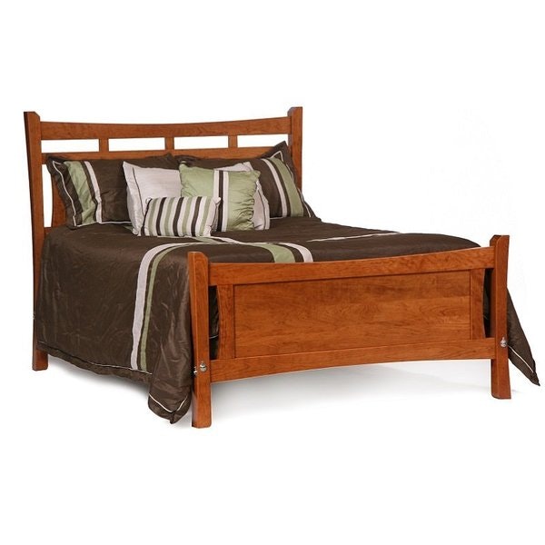 Amish Betty Cut Out Panel Bed