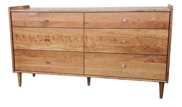Amish Raymond Mid-Century Design Modern 58" Dresser