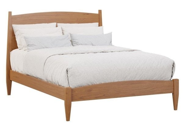 Amish Raymond Solid Wood Mid-Century Design Modern Bed