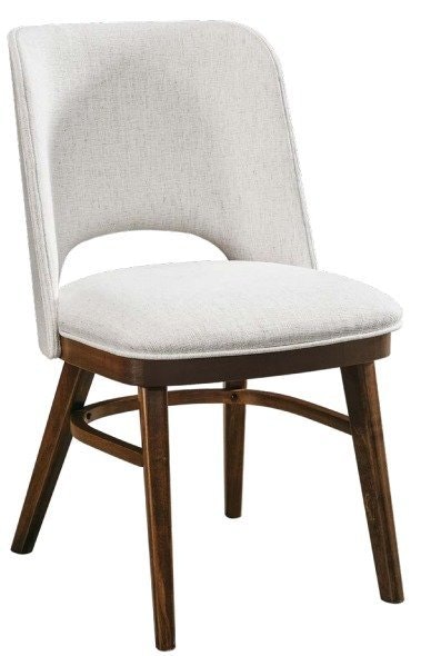 Amish Bridgewater Mid-Century Modern Upholstered Dining Chair