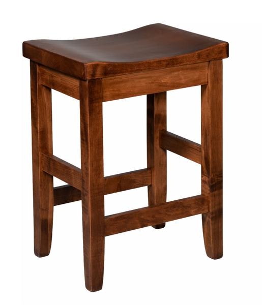 Amish Sparta Backless Counter and Bar Stool