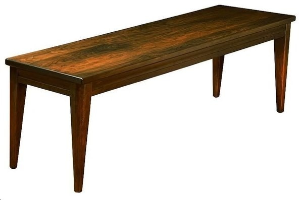 Amish Glasgow Modern Dining Backless Bench