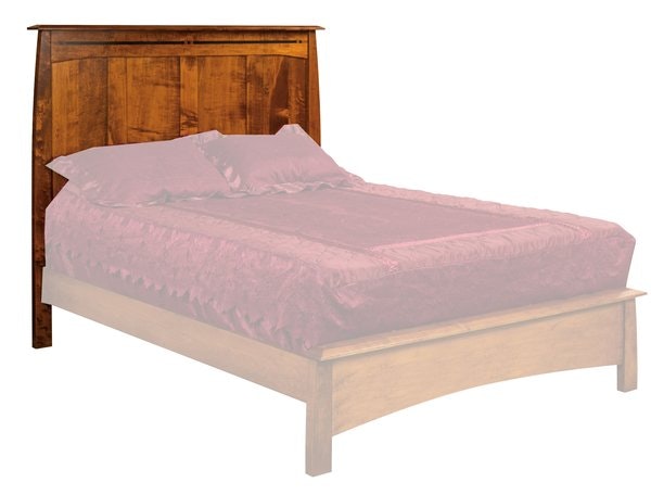 Amish Colorado Springs Mission Paneled 59 Inch High Headboard.