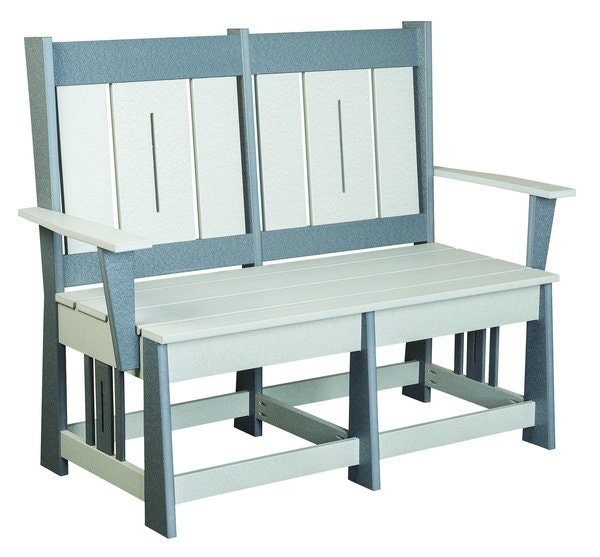 Amish Modern Designs Poly Mission Loveseat Bench