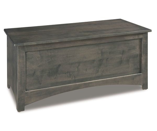 Amish 44 Inches Wide Broderick Blanket Chest with Cedar Bottom and Soft Close Lid Hinges.
