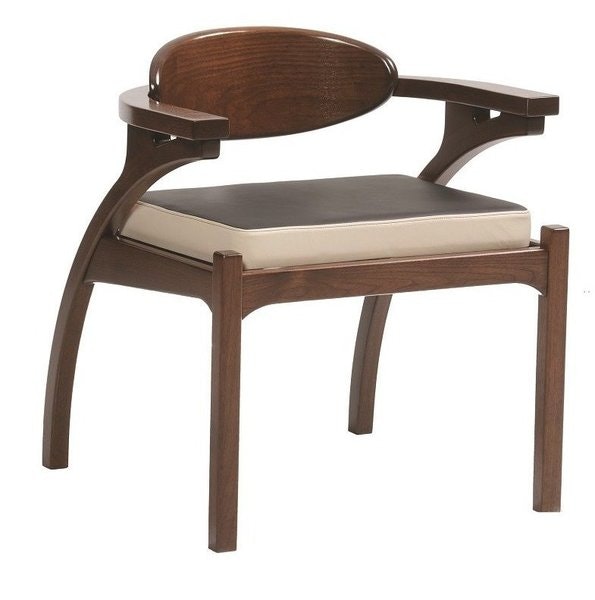 Amish Tribeca Mid-Century Modern Dining Armchair