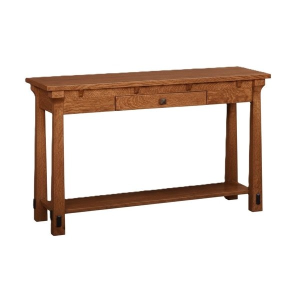 Amish Selba Sofa Table with Drawer - Quick Ship