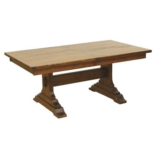 Amish McKinley Solid Wood Trestle Dining Table