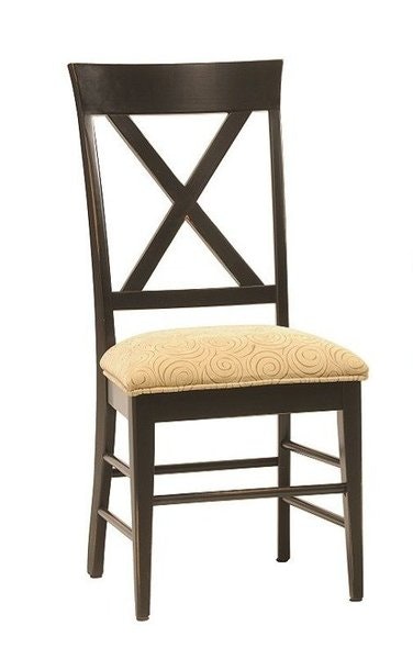 Amish Hardwood Farmhouse X-Back Dining Chair