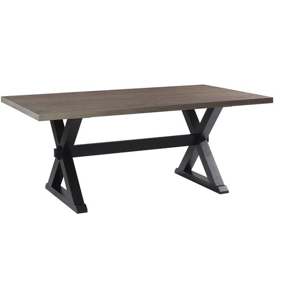 Amish Rochester Farmhouse X-Base Dining Table