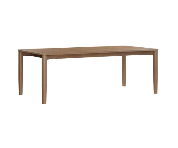 Amish Valentine Modern Rectangular Leg Dining Table