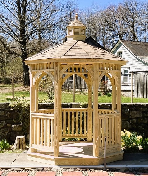 8 ft. Small Gazebo to 20 ft. Large Gazebo.