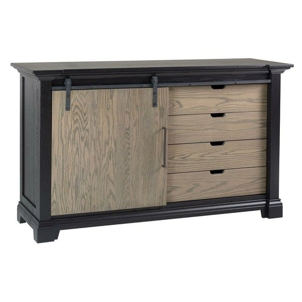 Amish Rochester Farmhouse Sideboard with Sliding Doors
