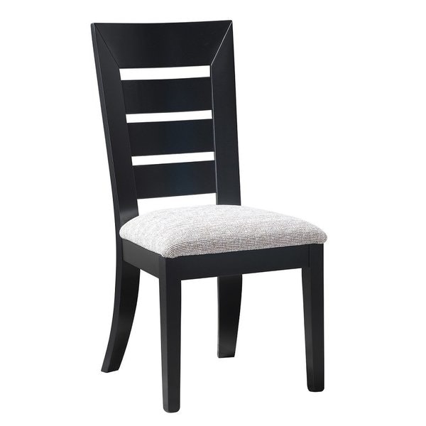 Amish Maple Wood Milton Modern Ladder Back Side Chair