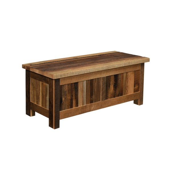 Amish Reclaimed Wood Farmhouse Blanket Chest