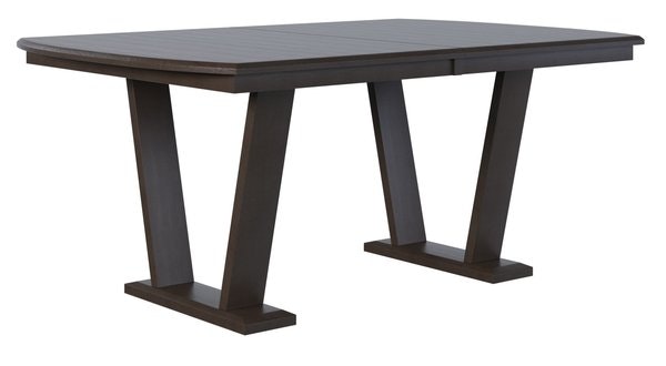 Amish Milton Modern Trestle Dining Table