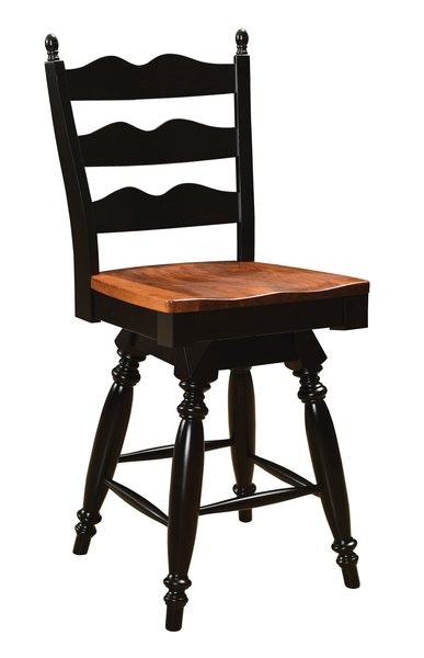 Amish Chatsworth Swivel Barstool