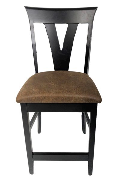 Outlet: Brown Maple Wood Levine Counter Stool Set In-Stock (Set of 3)