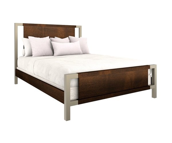 Amish Steuben Modern Maple Wood Bed - Quick Ship