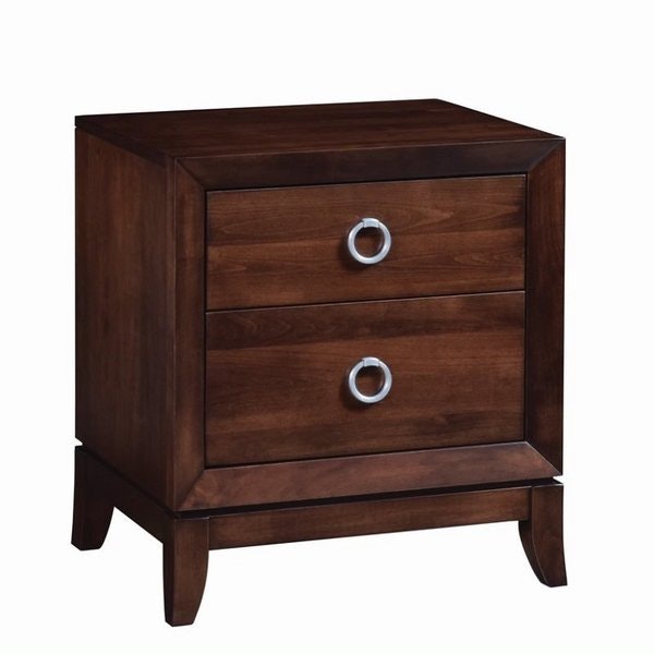 Amish Uptown Modern 2-Drawer Nightstand