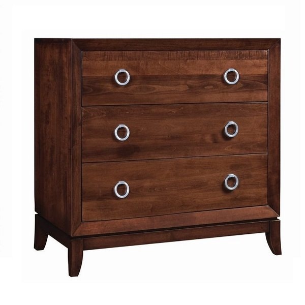 Amish Uptown Modern Small 3-Drawer Chest of Drawers