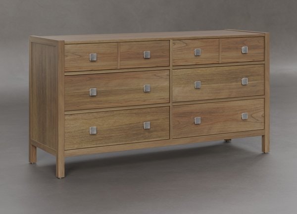 Amish Sable Modern Farmhouse Dresser and Optional Mirror