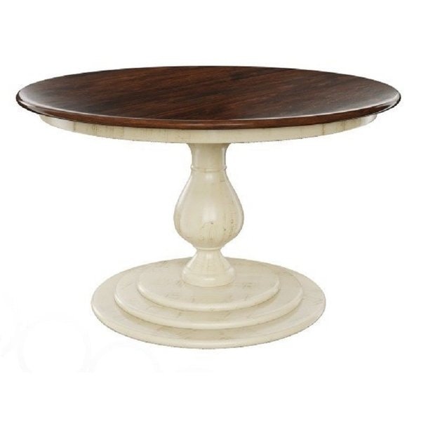 Amish Globe Single Pedestal Dining Table