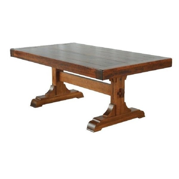Amish Brookville Trestle Dining Table