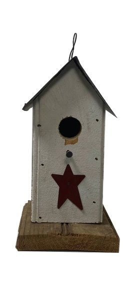 Amish Handcrafted Rustic Recycled Wood Bird House