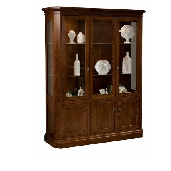 Amish 58" Graham Hutch with Plinth Base