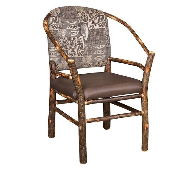 Amish Hickory Log Hoop Chair