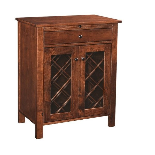 Amish Shaker Wine Cabinet