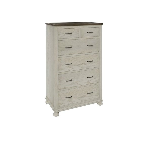 Amish Coastal Solid Wood Chest of Drawers