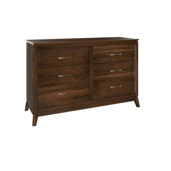 Amish Furniture Minimalism Solid Wood Dresser with Optional Mirror