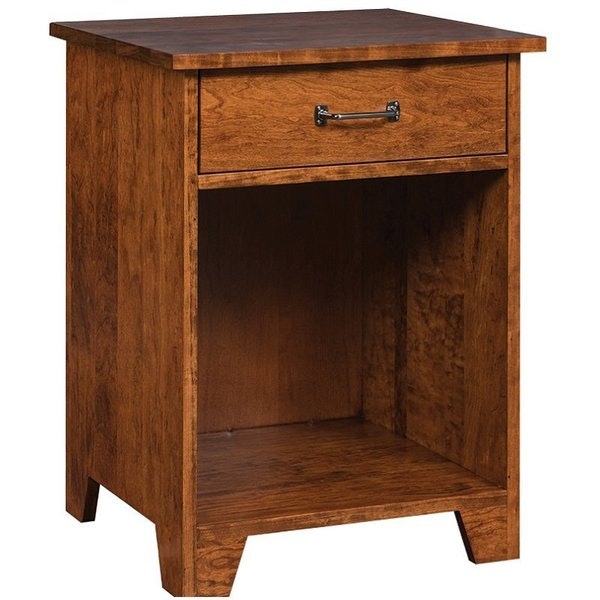 Amish Solid Wood Layla 1-Drawer Nightstand