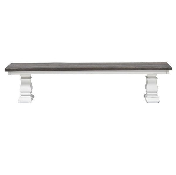 Amish Timber Hearth Reclaimed Barnwood Bench