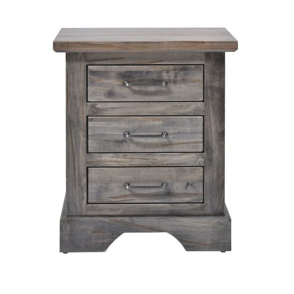 Amish Timber Hearth Reclaimed Barnwood Nightstand