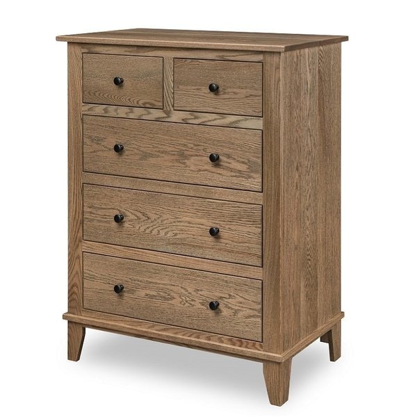 Amish Grand Calumet Solid Wood Short Chest of Drawers