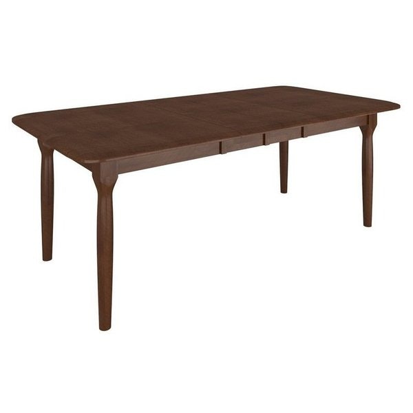 Amish Brookmont Leg Dining Table with Brown Maple Legs & Skirt