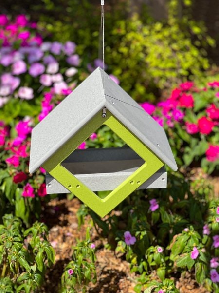 Amish Made Poly Modern Bird Feeder - DutchCrafters Exclusive