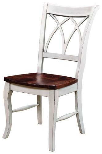 Amish Cayo Double-X Back Dining Chair - Quick Ship