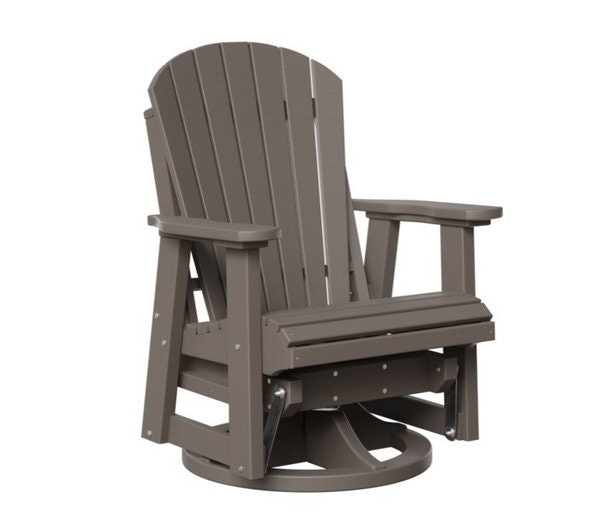 Amish Adirondack Swivel Glider Poly Chair