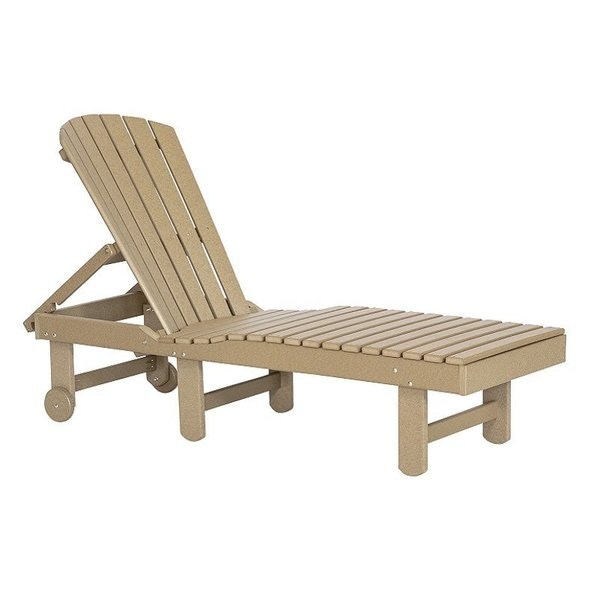 Amish Leisure Lawns Poly Fanback Lounge