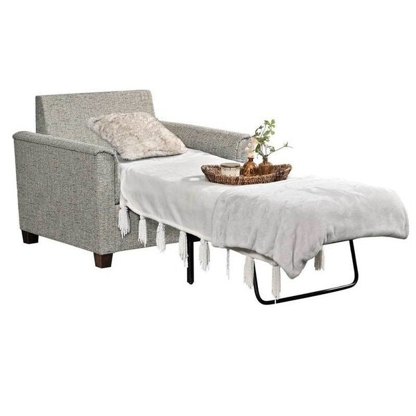 Amish Maya Transitional Sleeper Chair Bed includes 5 inch Coil Innerspring Mattress and Reversible Cushions.