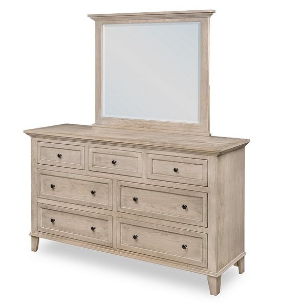 Amish Mockingway Hardwood 7-Drawer Dresser